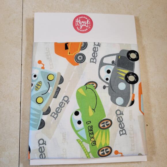 Cotton Fabric Cars Cartoon Print Fabric 21x42" Kids Quilting Sewing Crafts - Picture 9 of 9